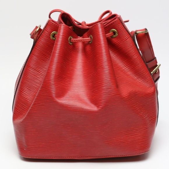 Louis Vuitton Petit Noe Drawstring Castelian Epi Red Shoulder Bag LV - Picture 2 of 7